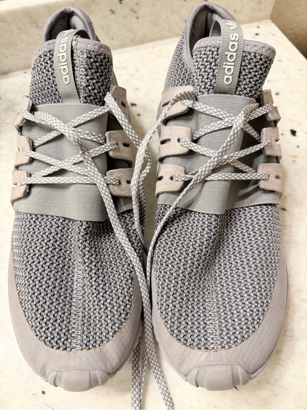 Adidas Men’s 10.5 Grey Tubular Radial